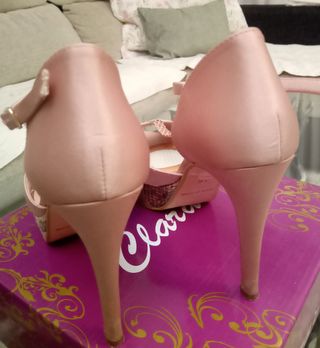 zapato mujer con tacón y plataforma