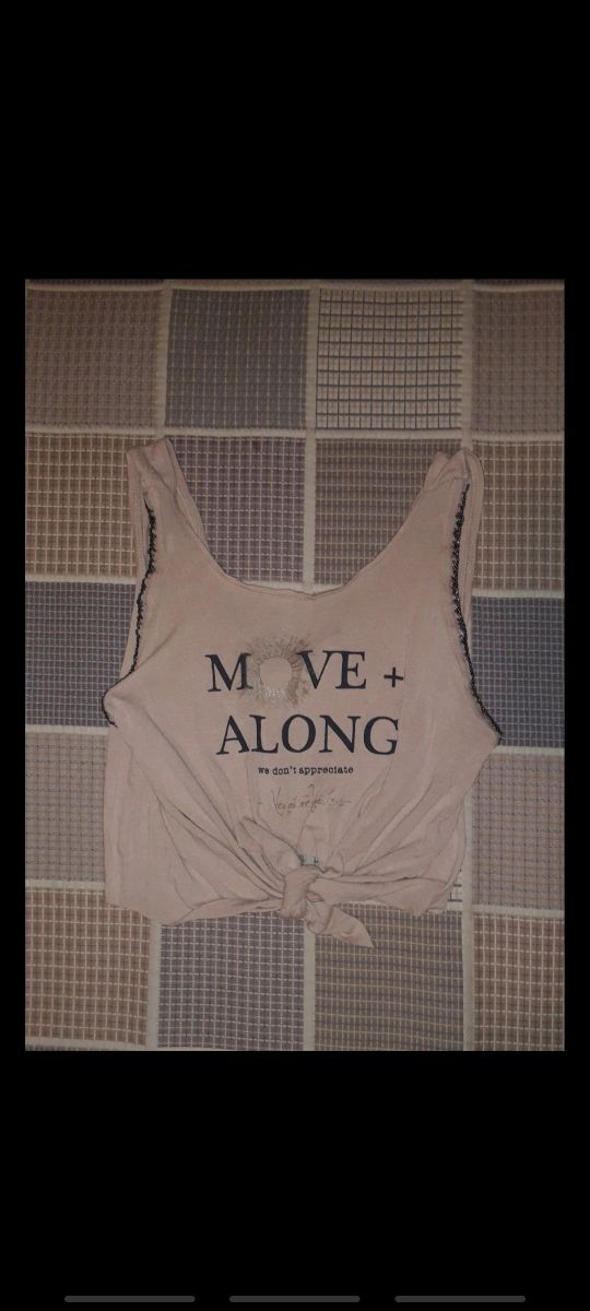 Top de tirantes con letras