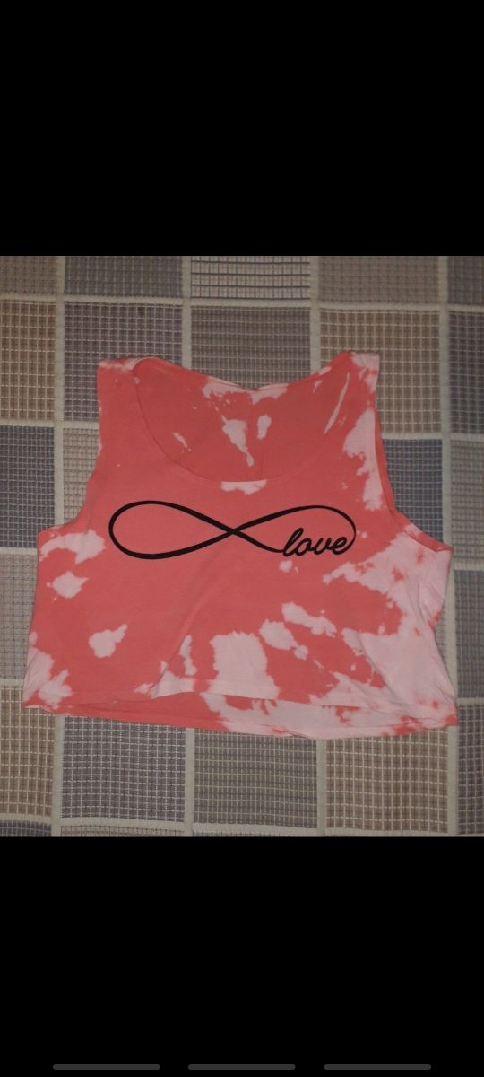 Top de tirantes rosa