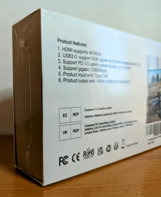 6 in 1 Steam Deck Docking Station 4K 60Hz HDMI USB