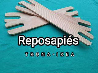 Reposapiés madera para trona ikea