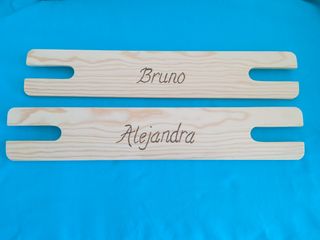 Reposapiés madera para trona ikea