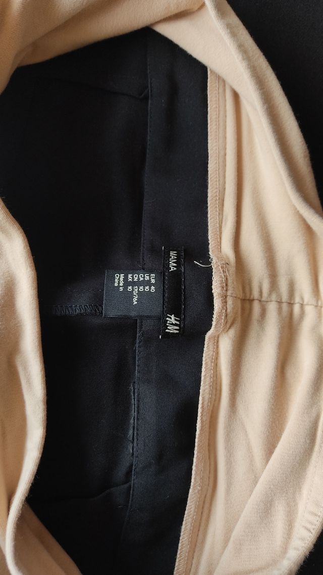 Falda premamá T.40 color negro