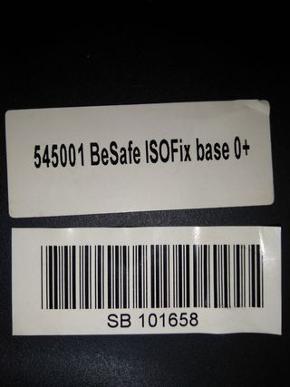 Vendo Base Isofix Besafe
