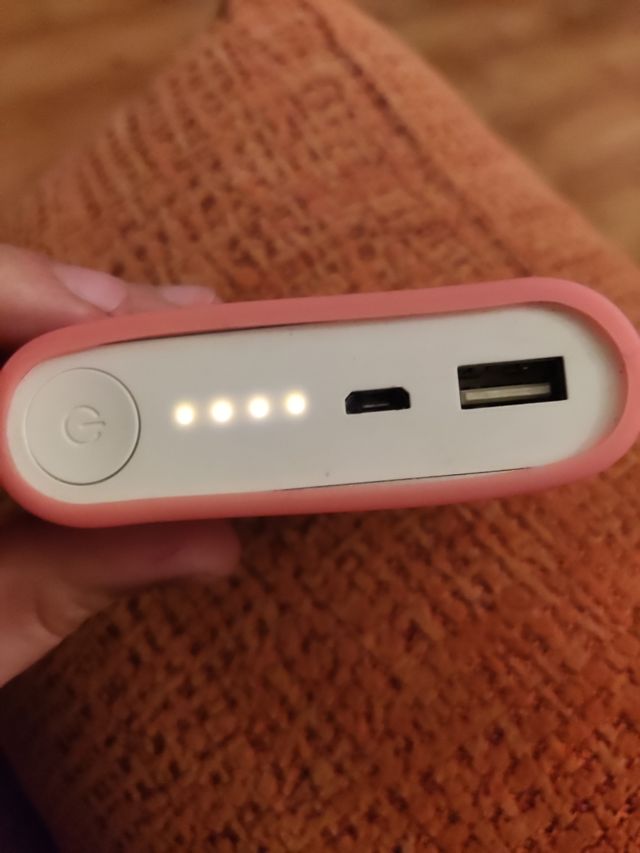 Batería portatil xiaomi rosa