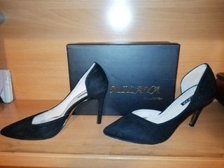 tacones negros talla 39
