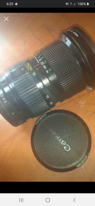 Objetivo Canon FD 35-105mm f3.5.