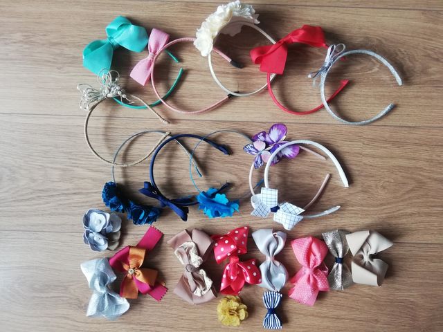 Lote diademas y tocados