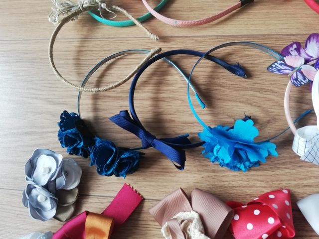 Lote diademas y tocados