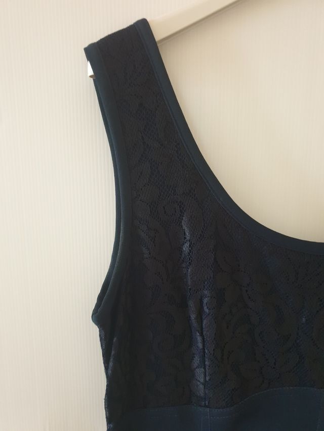 Vestito elegante blu . Tg. 46