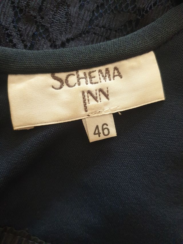 Vestito elegante blu . Tg. 46