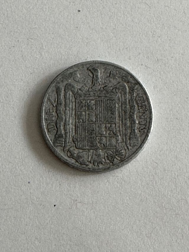 Monedas: 10 céntimos de 1953