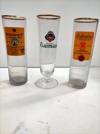 6 copas y 2 vasos