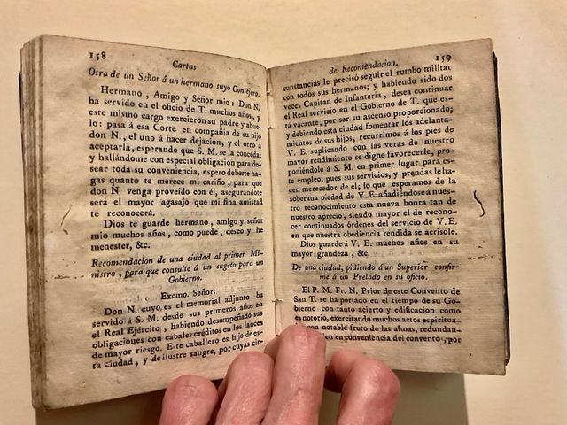 Nuevo estilo y formulario de escribir cartas