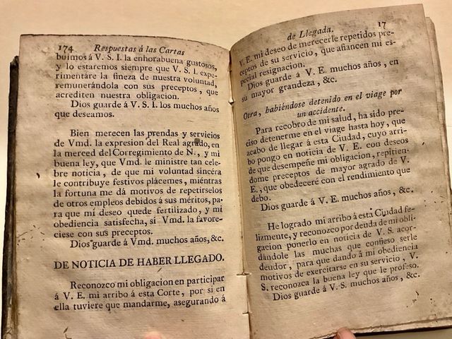 Nuevo estilo y formulario de escribir cartas