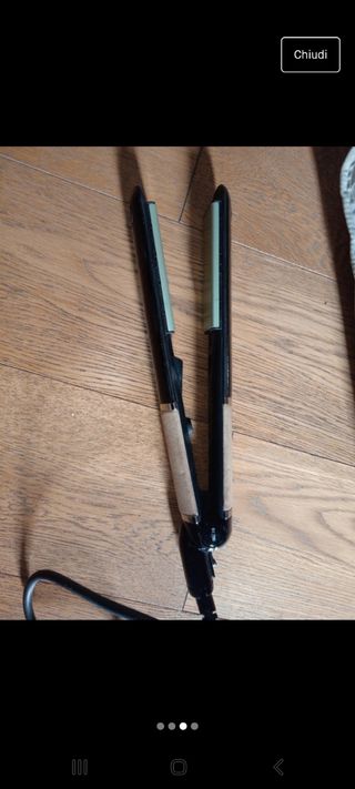 Piastra per capelli lisci mossi e flick