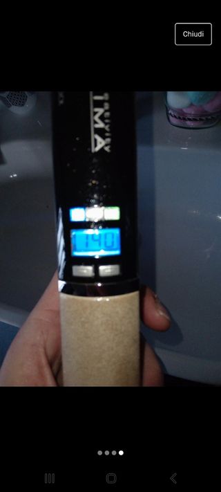 Piastra per capelli lisci mossi e flick