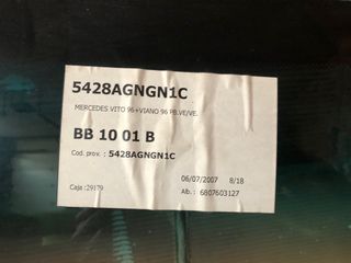 Luna parabrisas mercedes Vito