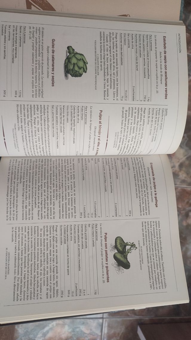 Colección 7 libros de cocina."Escuela de cocina"