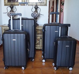 Juego 4 maletas colores