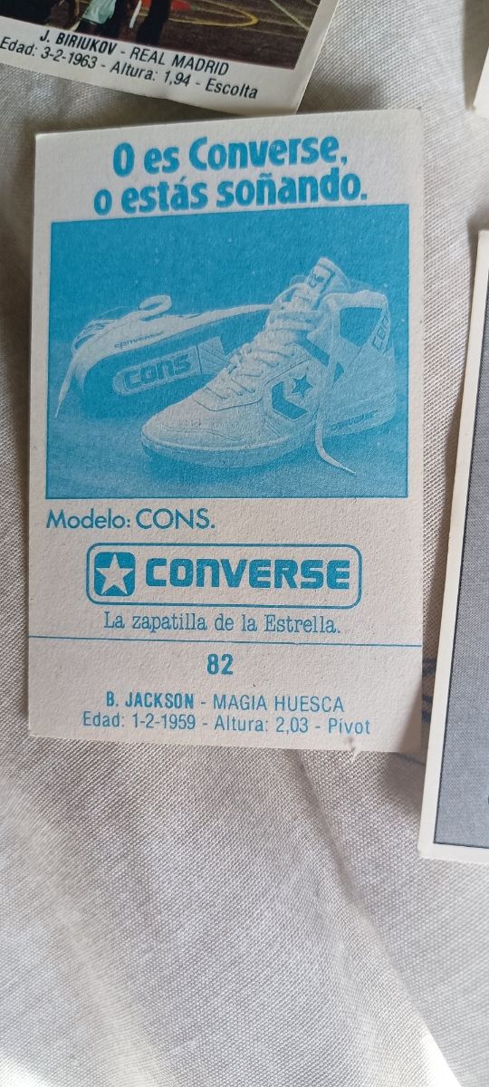 cromos antiguos de baloncesto