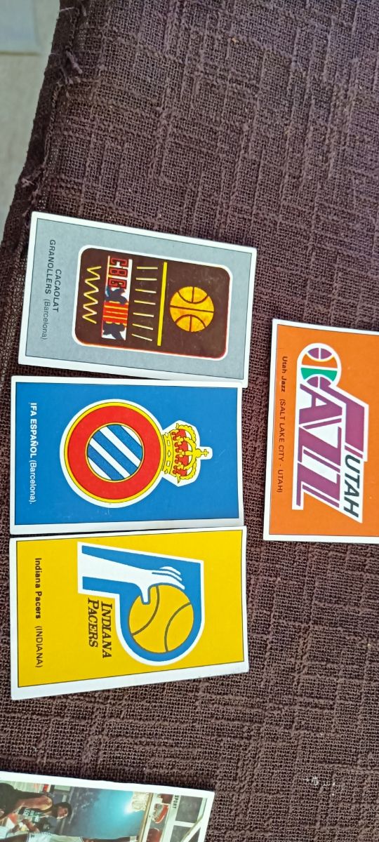 cromos antiguos de baloncesto