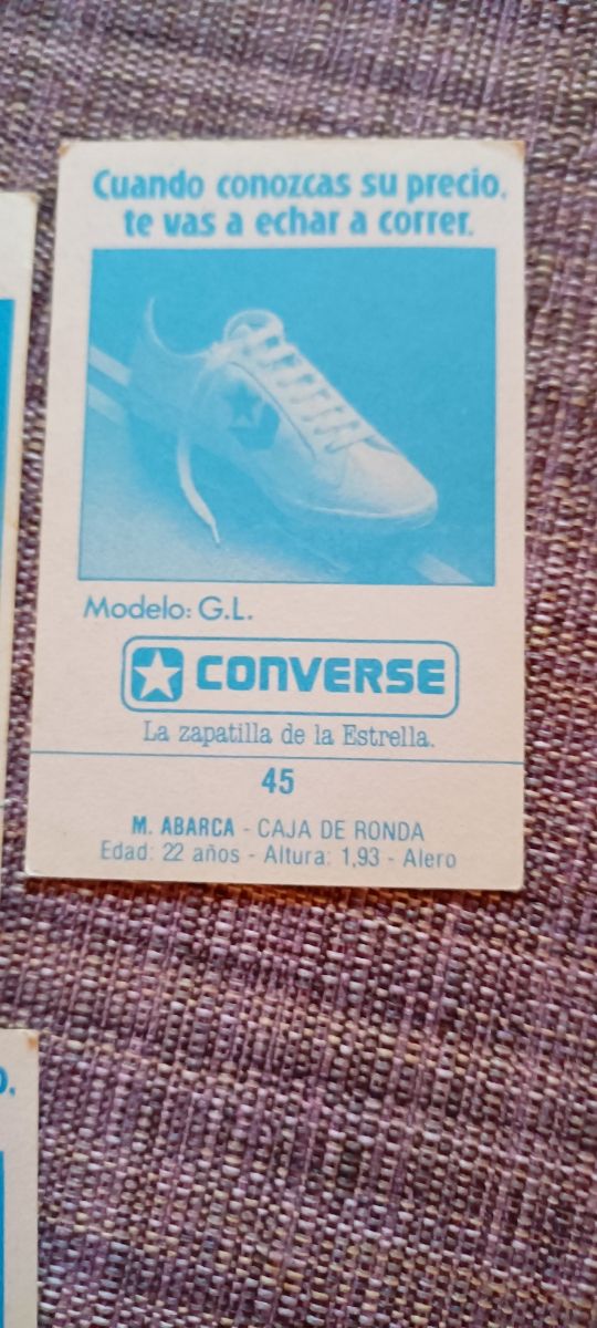 cromos antiguos de baloncesto