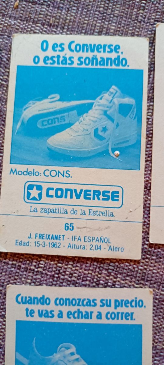 cromos antiguos de baloncesto