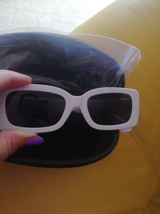 Occhiali da sole nuovi unisex bianchi