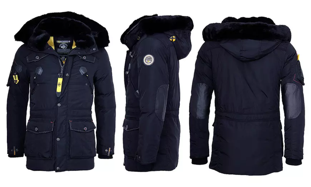 Parka Geographical Norway Acore Navy taglia M