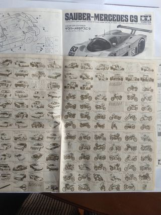 Maqueta Tamiya Sauber - Mercedes C9 1990