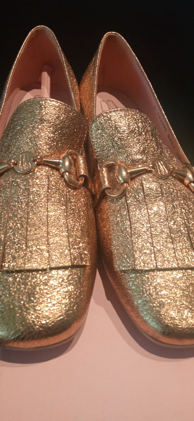 Bailarinas pretty ballerinas Dorados NUEVO