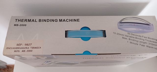 Encuadernadora térmica
