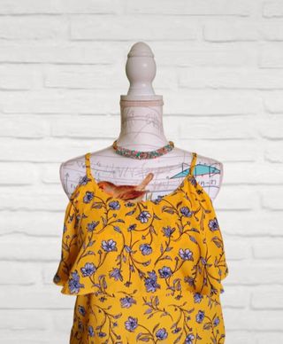 Mono floral volantes Kiabi Talla Xs