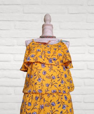 Mono floral volantes Kiabi Talla Xs
