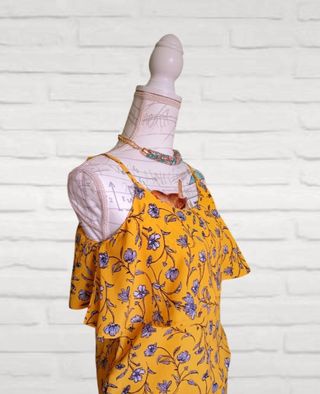 Mono floral volantes Kiabi Talla Xs
