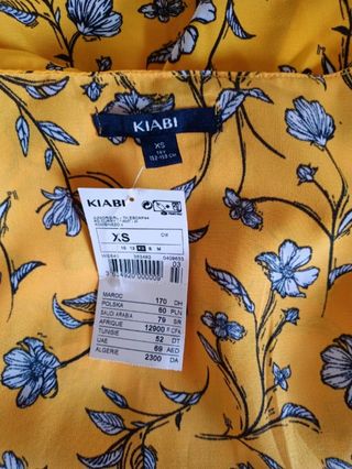 Mono floral volantes Kiabi Talla Xs