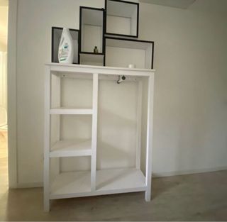Ropero abierto ikea blanco