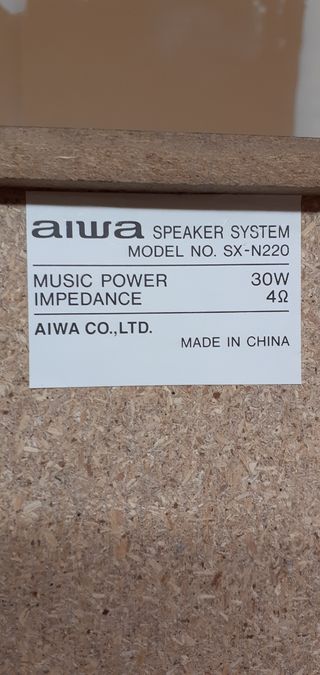 Altavoces 3 vías Aiwa