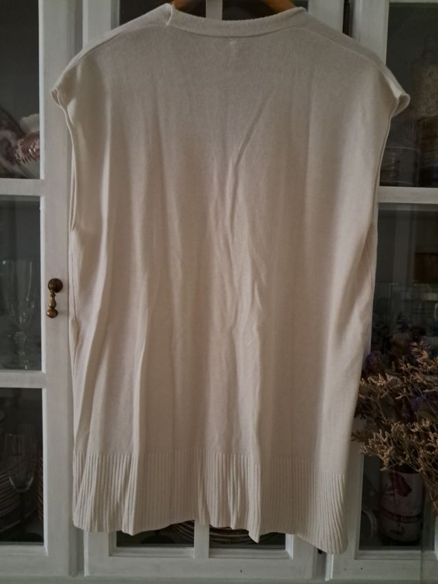 Chaqueta sin mangas oversize nueva