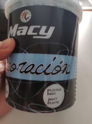 LOS 2 BOTES DE PINTURA MACY 750c.c.