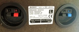Altavoces HIFI SONY SUPER WOOFER