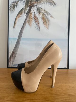 Zapatos de tacón con plataforma