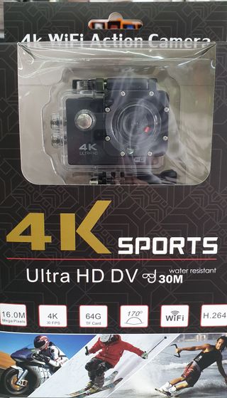 CAMARA DEPORTIVA 4k ULTRAHD