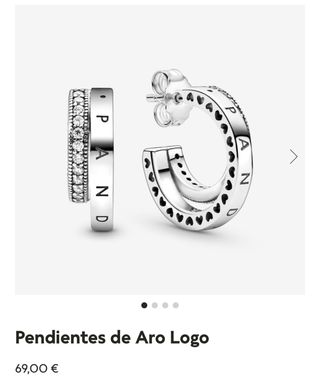 Preciosos pendientes originales de Pandora.