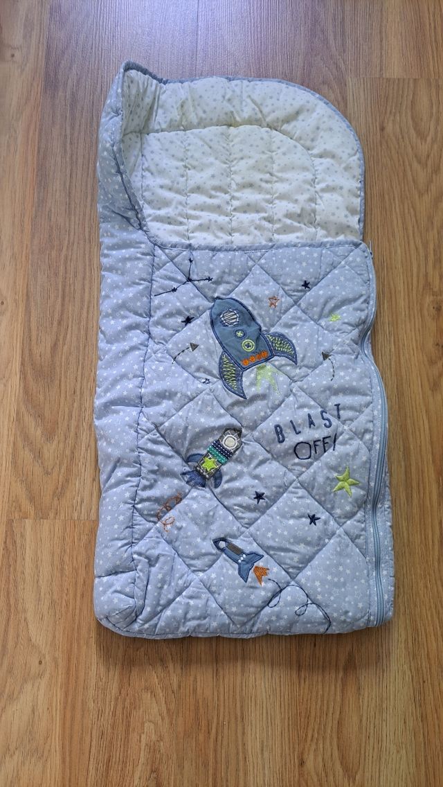 Saco bebé azul Mothercare