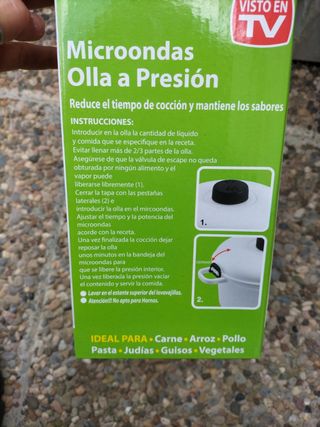 Microondas olla a presión