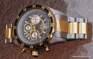 Reloj de pulsera Aviador. Lanscotte, Swiss.