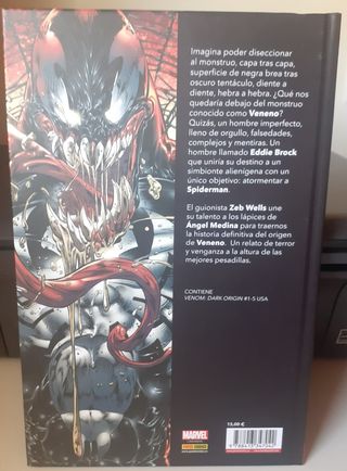 Tomo Venom Greatest Hits y Veneno Origen Oscuro