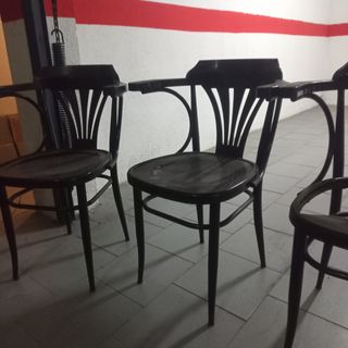 9 sillas tipo thonet